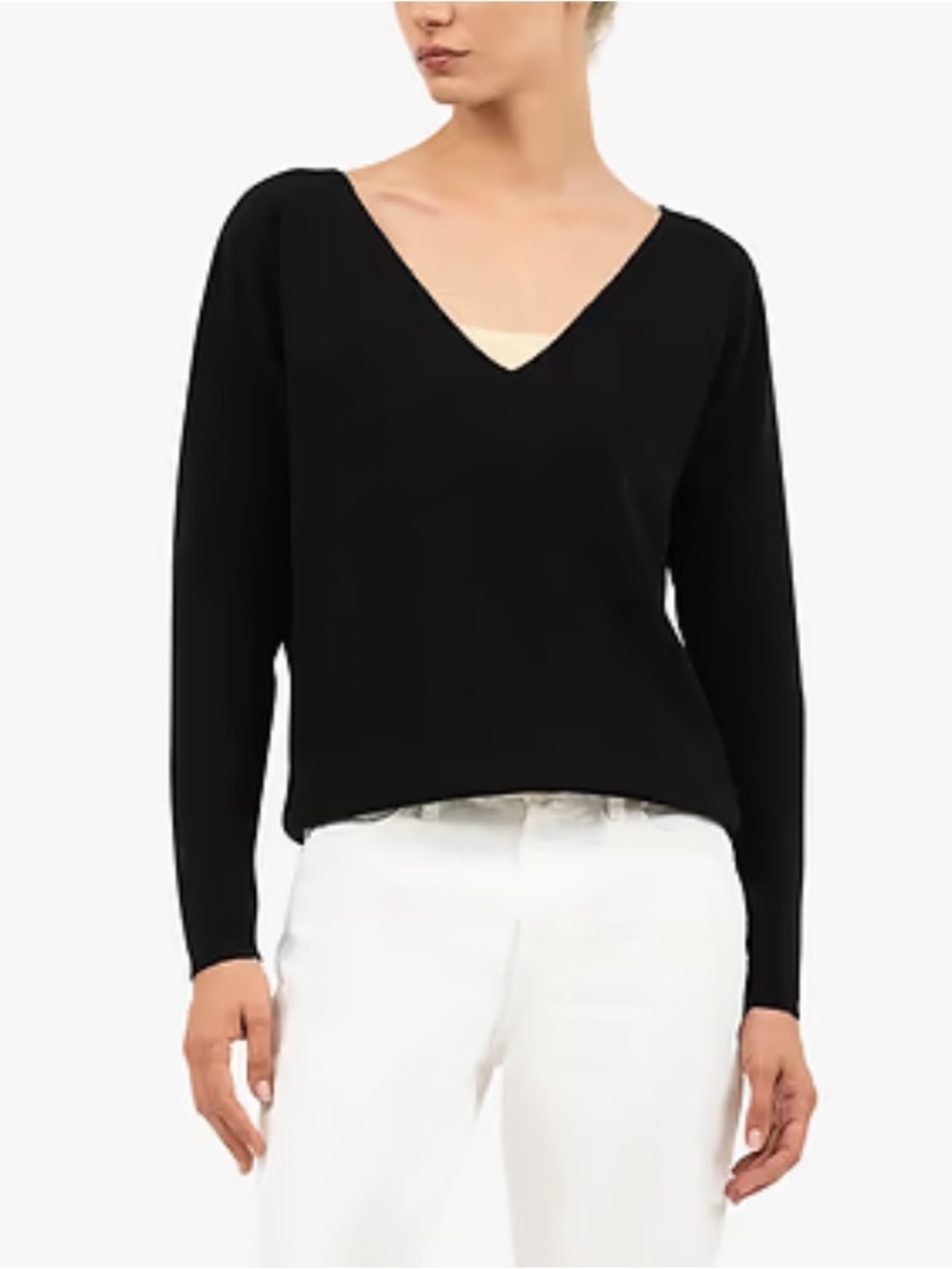 Magaschoni v neck 100% cashmere sweater size small